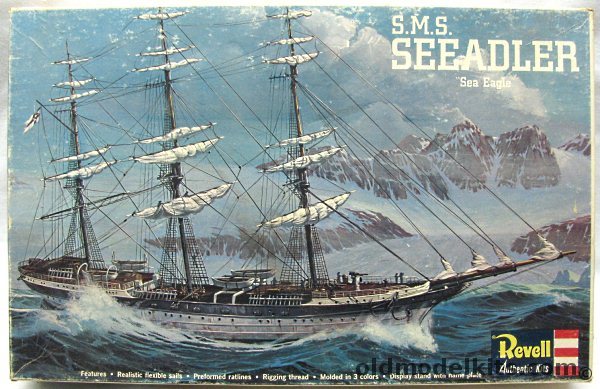 Revell 1/232 SMS Seeadler (Sea Eagle) German WWI Commerce Raider, H331-300 plastic model kit